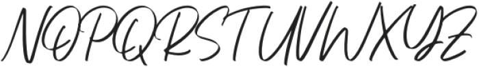 Aquatype Signature otf (400) Font UPPERCASE