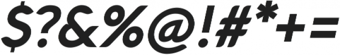 Aquawax Bold Italic ttf (700) Font OTHER CHARS
