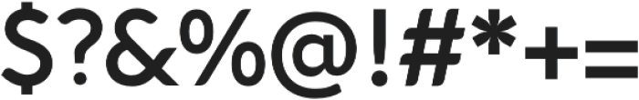 Aquawax Pro DemiBold otf (600) Font OTHER CHARS