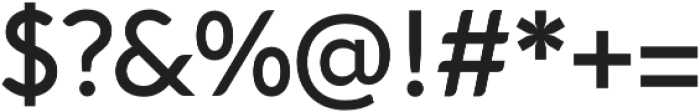 Aquawax Pro Medium otf (500) Font OTHER CHARS