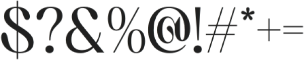 Aquene Regular otf (400) Font OTHER CHARS
