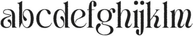 Aquene Rough Regular otf (400) Font LOWERCASE