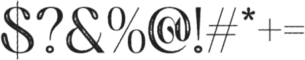 Aquene Stamp Regular otf (400) Font OTHER CHARS