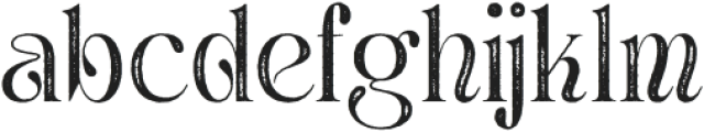 Aquene Stamp Regular otf (400) Font LOWERCASE