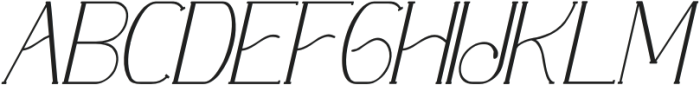 Aquera otf (400) Font UPPERCASE