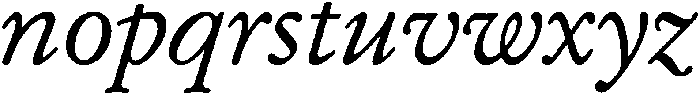 Aquila Regular otf (400) Font LOWERCASE
