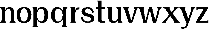 Aquila ttf (400) Font LOWERCASE