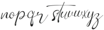 Aquilaf Script otf (400) Font LOWERCASE