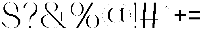 Aquilla Regular otf (400) Font OTHER CHARS