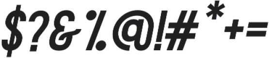 Aquilone Bold Italic otf (700) Font OTHER CHARS