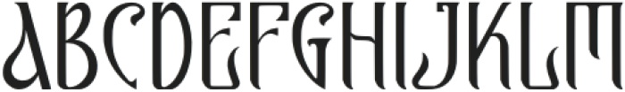 AquizzaRegular otf (400) Font UPPERCASE