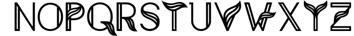 Aquarius - A Tropical & Elegant Font Family 1 Font UPPERCASE