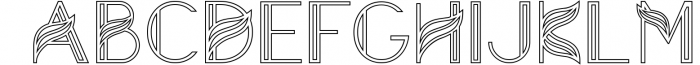 Aquarius - A Tropical & Elegant Font Family 2 Font UPPERCASE
