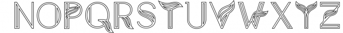 Aquarius - A Tropical & Elegant Font Family 2 Font UPPERCASE