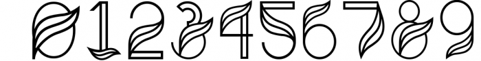 Aquarius - A Tropical & Elegant Font Family 4 Font OTHER CHARS