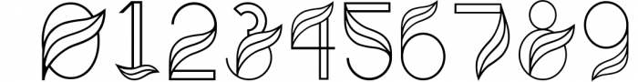 Aquarius - A Tropical & Elegant Font Family Font OTHER CHARS