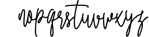 Aquiline Handwritten Font 1 Font LOWERCASE