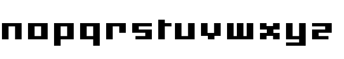 AquariusBold Font LOWERCASE