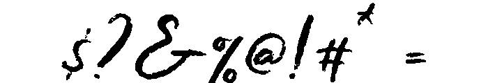 Aquasimo Font OTHER CHARS