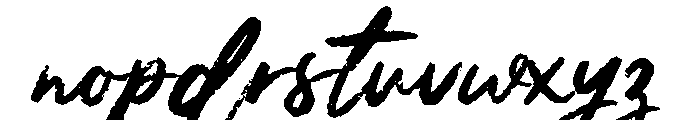 Aquasimo Font LOWERCASE