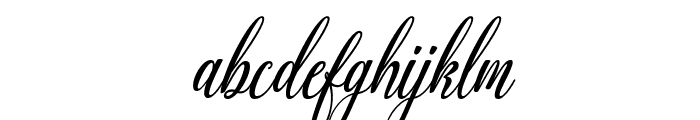 Aquilera Script Regular Font LOWERCASE