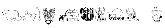 aqua teen hunger font Font OTHER CHARS