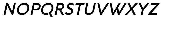 Aquawax Pro Demi Bold Italic Font UPPERCASE