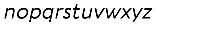 Aquawax Pro Italic Font LOWERCASE