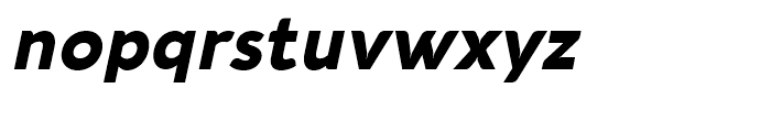 Aquawax Pro Ultra Bold Italic Font LOWERCASE
