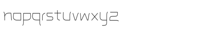 Aqeeq Display Pro Thin Font LOWERCASE
