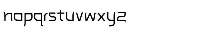 Aqeeq Rounded Pro Light Font LOWERCASE