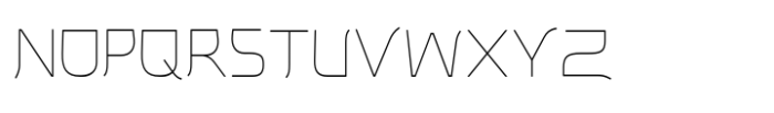 Aqeeq Rounded Pro Thin Font UPPERCASE