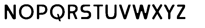 Aqeon Inline Font LOWERCASE