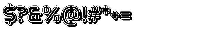 Aqeon Layered Font OTHER CHARS