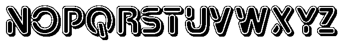 Aqeon Layered Font UPPERCASE