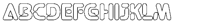Aqeon Line Font UPPERCASE