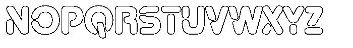 Aqeon Line Font UPPERCASE