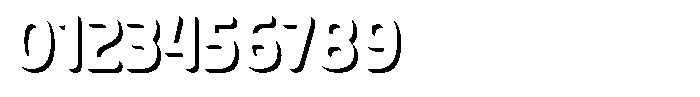 Aqeon Shadow Font OTHER CHARS