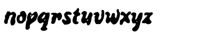 Aqren Distort Font LOWERCASE