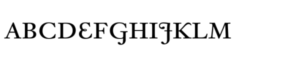 Aquamarine Smallercaps Roman Font LOWERCASE