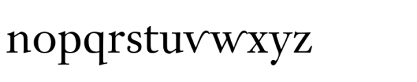 Aquamarine Swash Roman Font LOWERCASE