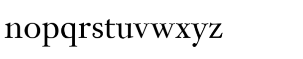 Aquamarine Titling Roman Font LOWERCASE