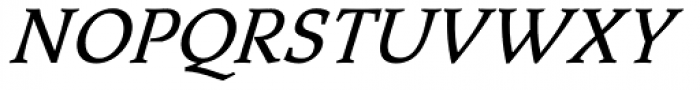 Aquarel DemiBold Italic Font UPPERCASE