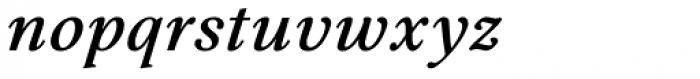 Aquarel DemiBold Italic Font LOWERCASE