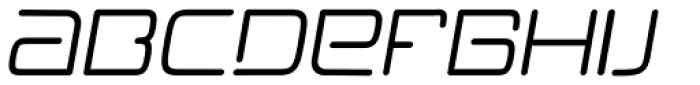 Aquari Bold Italic Font LOWERCASE