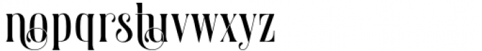 Aquatory Serif Regular Font LOWERCASE
