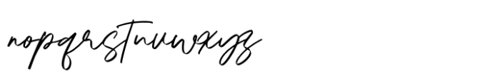 Aquatype Signature Regular Font LOWERCASE