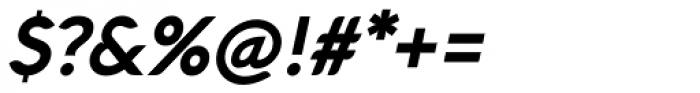 Aquawax Bold Italic Font OTHER CHARS