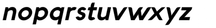 Aquawax Bold Italic Font LOWERCASE