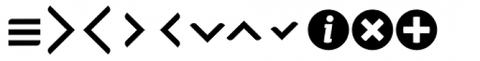 Aquawax Icons Medium Font LOWERCASE